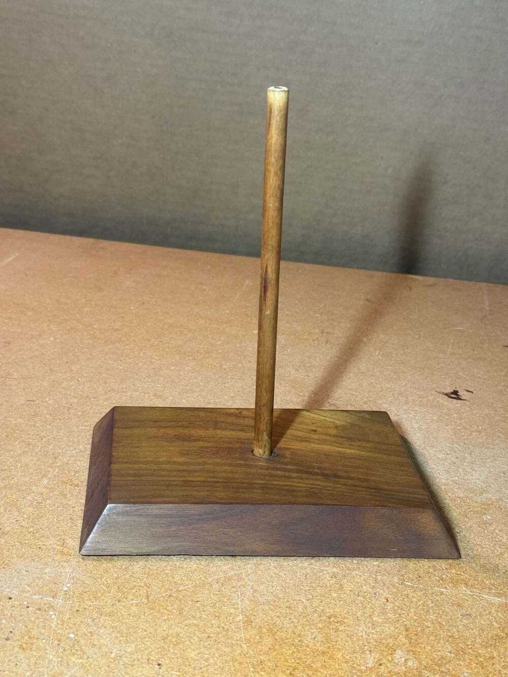 Handmade Wooden Display Stand Pen Holder Rod Wood